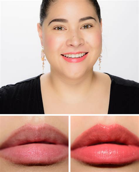 ysl op art coral swatches|YSL Corail Marrakech & Corail Spontini Rouge Volupte Shine.